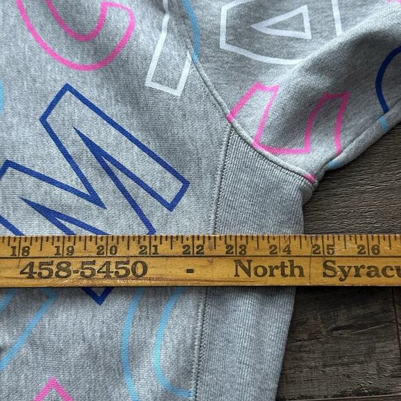 Champion Hoodie Mens Large Reverse Weave Multicolor All-Over Print Pullover - Picture 12 of 14